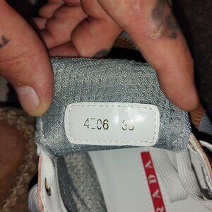 Size 9 and 1/2 men's Prada sneakers